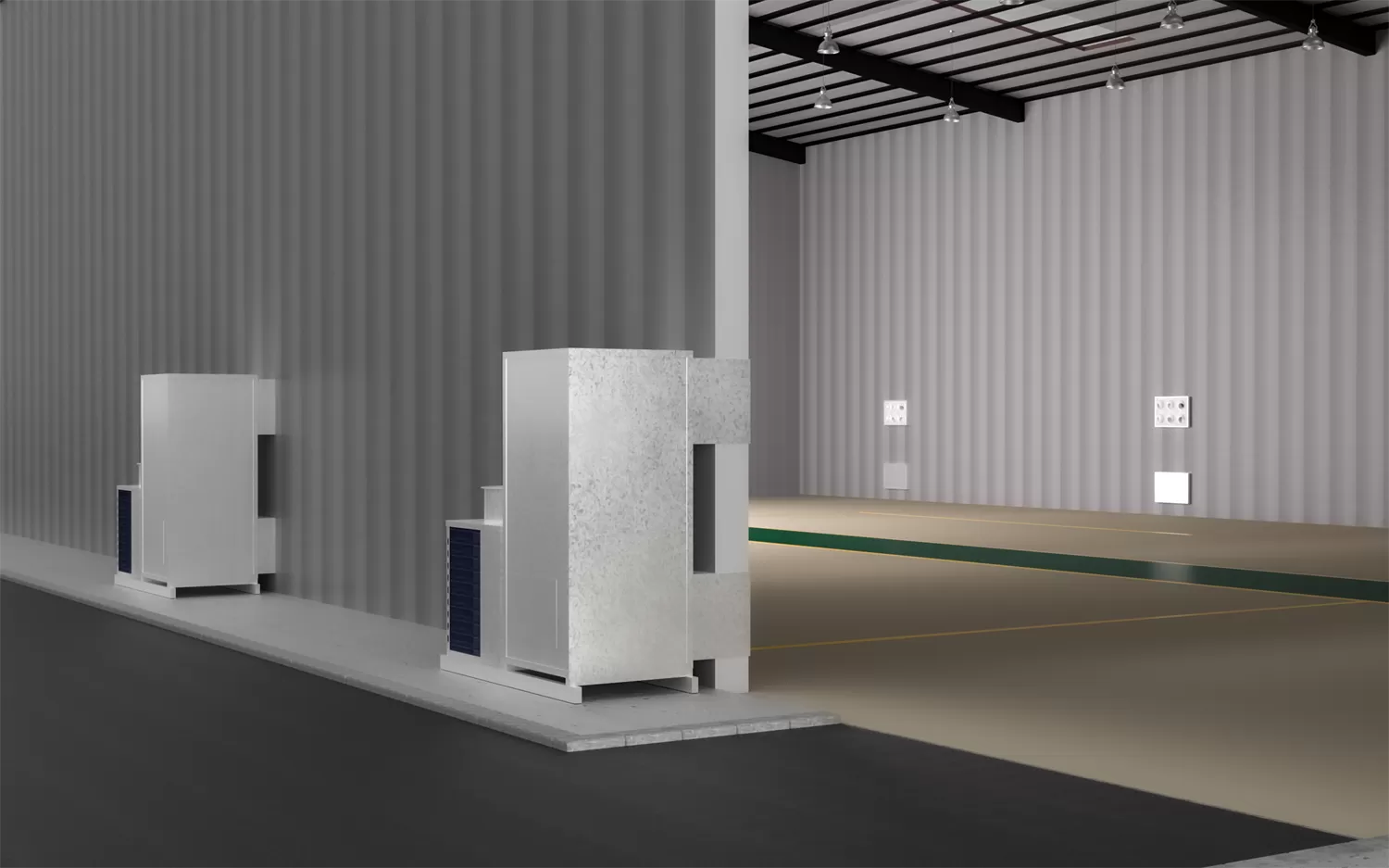 Máy điều hòa không khí Jet-flow miệng gió tròn nhiều hướng